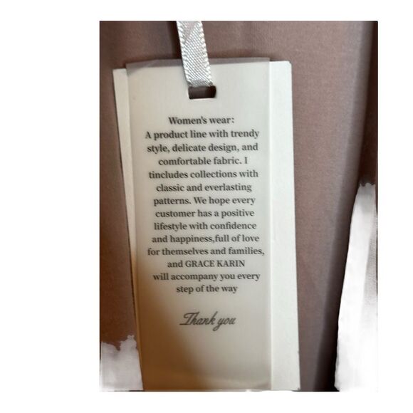 NWT Grace Karin Womens Open Front Cotton Stretch Cardigan Ruffle Trim XL Pink - Picture 3 of 6